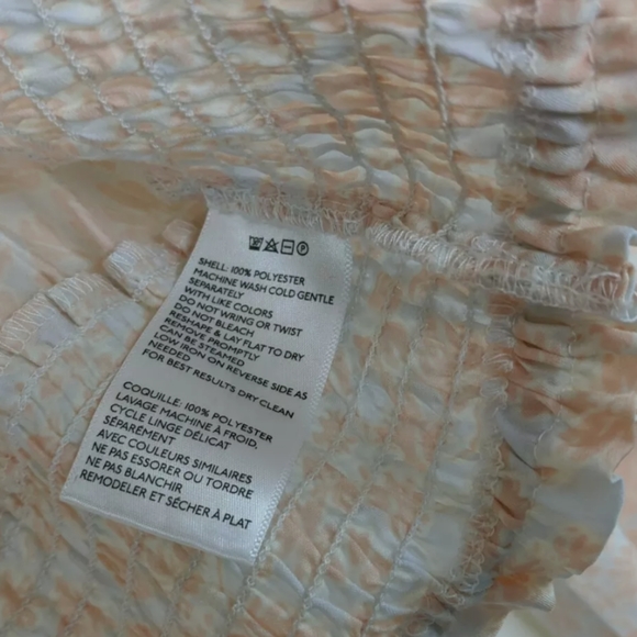 Urban Outfitters Smocked Balloon Sleeve Blouse Top - Picture 10 of 10